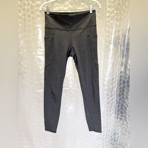 Athleta Gray Salutation Stash Pocket Leggings Size Medium